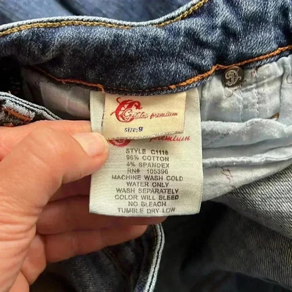 𝅺c’est Toi | Vintage Y2K  jeans with slight flare - Picture 6 of 11